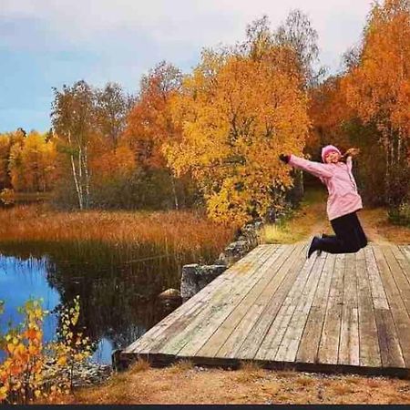 Egen Stuga Och Vedeldad Bastu Linghed Экстерьер фото